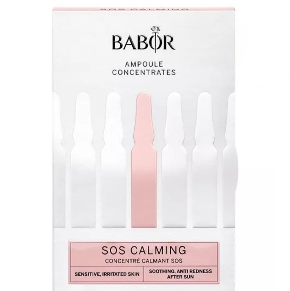 Babor SOS Calming Ampoule Concentrates,NWT